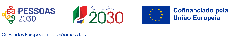 Logos Cofinanciamento, Portugal 2030.